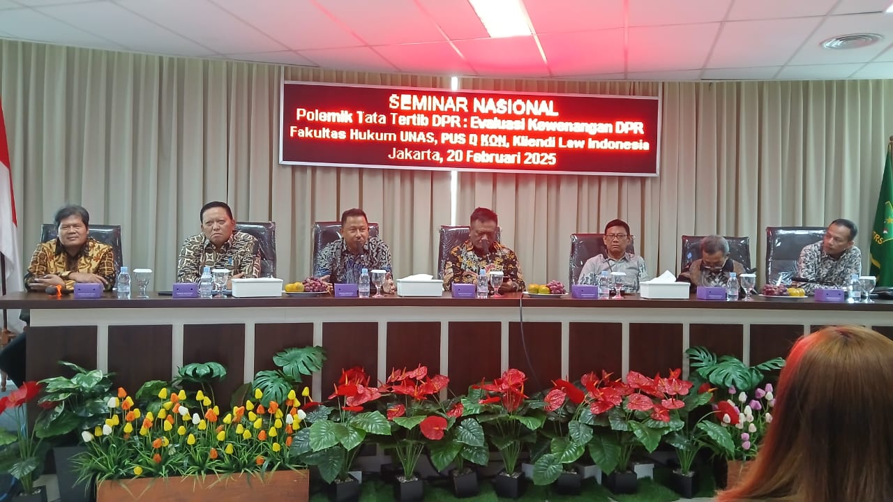 Seminar Nasional Polemik Tata Tertib DPR : Evaluasi Kewenangan DPR